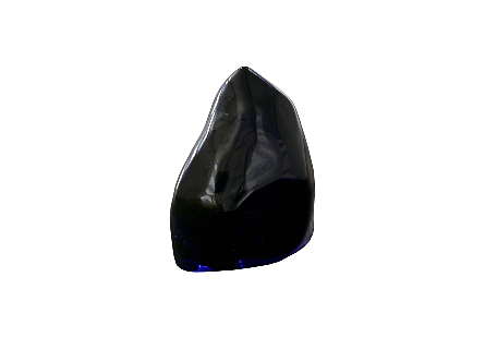 Polished Obsidian Sculpture Blue, Small