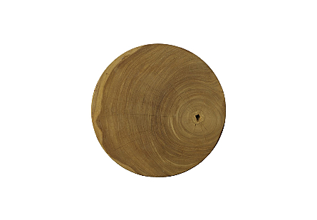 Hourglass Side Table Teak Wood