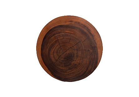 Hourglass Side Table Wood