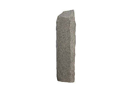 Colossal Splinter Stone Sculpture Gray