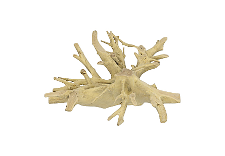 Teak Root Coffee Table Bleached, Round