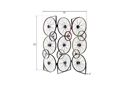 Bicycle Wheel Screen Assorted