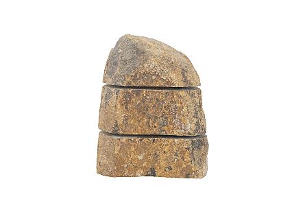 Sliced Stone Sculpture Andesite, Assorted 