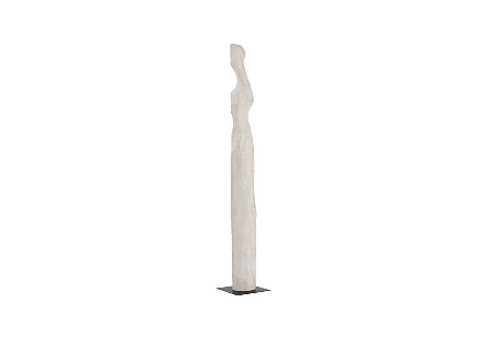 Colossal Ivory Cast Woman Sculpture B