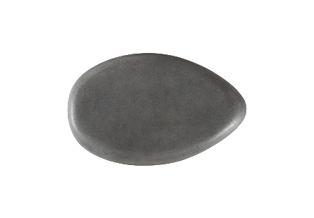 River Stone Small Charcoal Stone Coffee Table