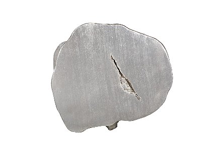 Log Stool Silver Leaf, LG
