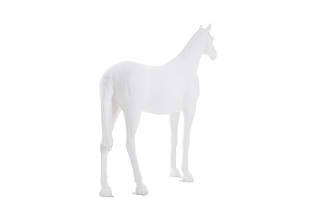 Life Size Horse White