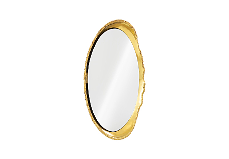 Broken Egg Gold Mirror