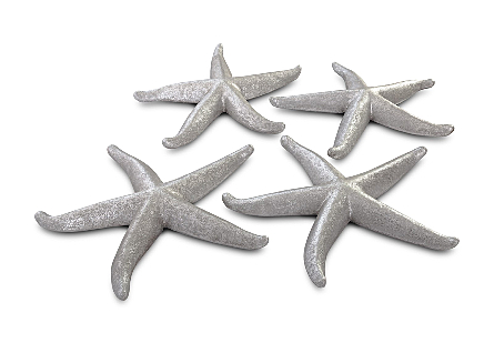Starfish Large Silver Wall Sculptures