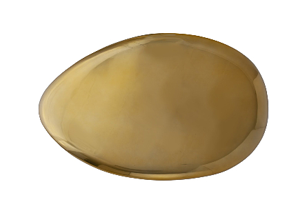 River Stone Large Liquid Gold Coffee Table