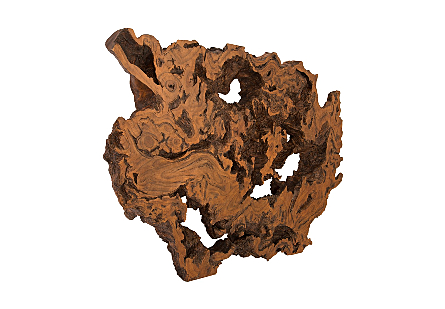 Large Brown Burled Root Wall Art