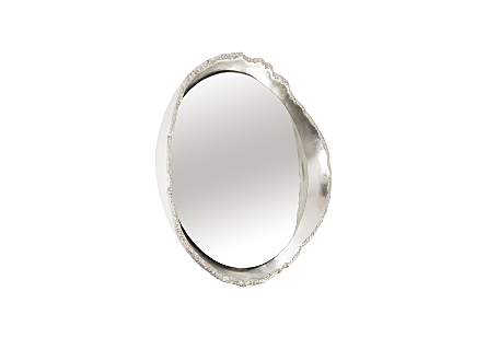Broken Egg Silver Mirror