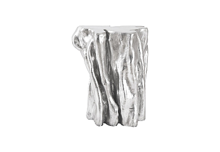 Copse Stool Silver Leaf, Small