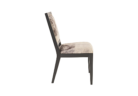 Mesmerize Dining Chair Mist Gray, Gray Wooden Legs