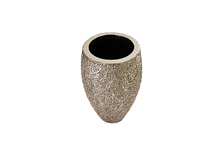 String Theory Small Silver Planter