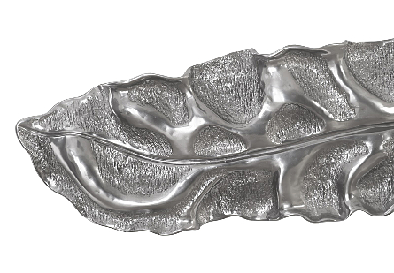 Petiole Wall Leaf Liquid Silver, Colossal, Version B