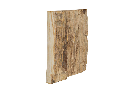 Cast Petrified Wood Wall Tile Resin, Square