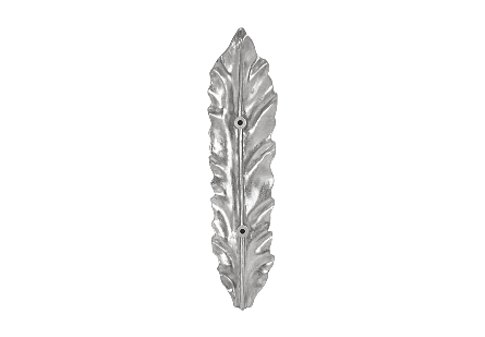 Petiole Medium Silver Wall Leaf A