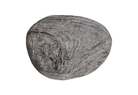 Skipping Stone Medium Gray Side Table
