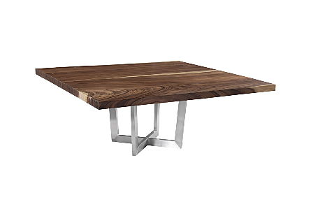 Origins Large Natural Square Dining Table