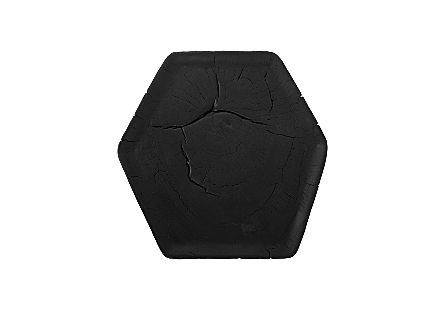 Honeycomb Solid Side Table Black, LG