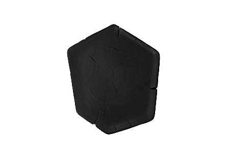 Honeycomb Solid Side Table Black, XS