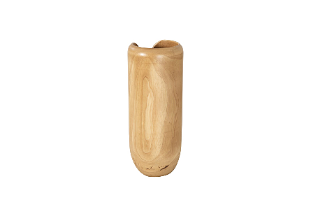 Interval Wood Vase Natural, Medium