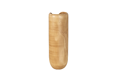 Interval Wood Vase Natural, Large