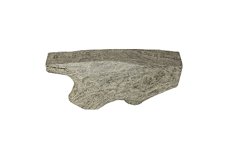 Freeform Console Table Gray Stone