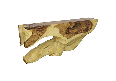 Colossal Freeform Console Table Natural