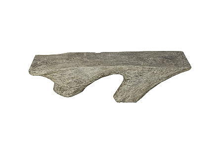 Bridge Console Table Gray Stone