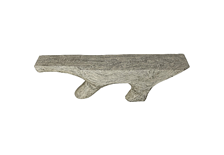 Colossal Bridge Console Table Gray Stone