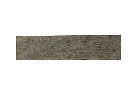 Gray Stone Straight Edge Bench