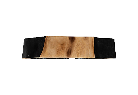 Curl Console Table, Burnt Edge