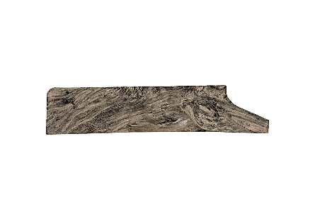 Freeform Console Table, Gray Stone
