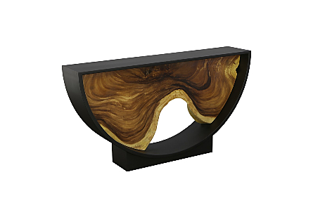 Framed Arc Console Table Natural
