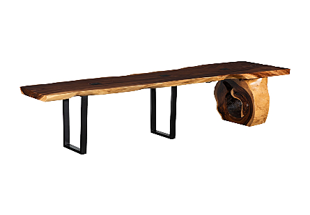 Origins Conference Table Live Edge, Natural, With Outlet Placements