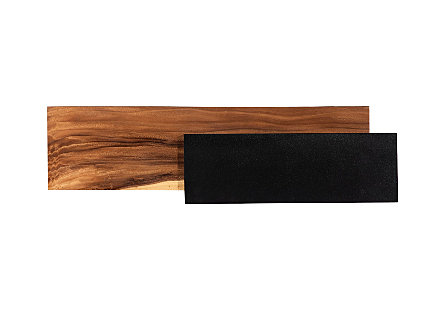 Plateau Console Table With Shelf
