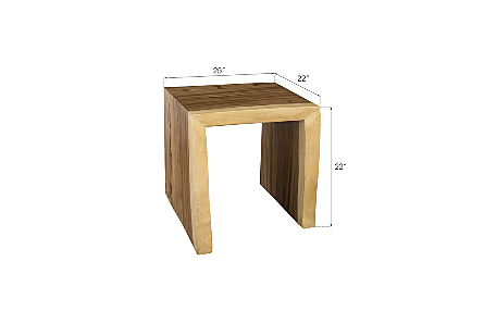 Waterfall Natural Side Table