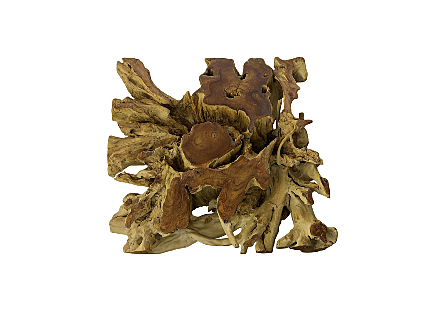 Teak Root Coffee Table Natural, Square