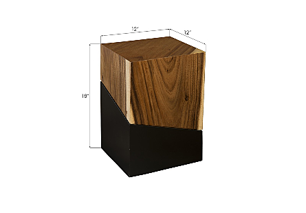 Geometry Small Natural Side Table
